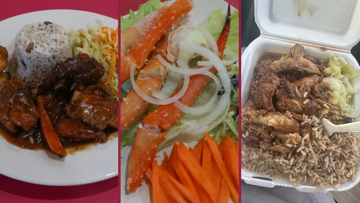 Fresh meals prepared for lunch service.
